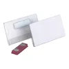 Durable Placa de identificación magnética 40 x 75 mm