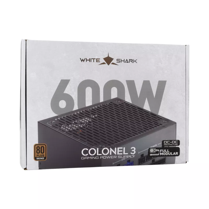 Fuente de alimentación White Shark GPSU-B600S Colonel-3 600W
