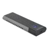 Carcasa externa combo USB Type-C DeLOCK para SSD M.2 NVMe PCIe o SATA - carcasa de almacenamiento - M.2 - tarjeta M.2 NVMe / SATA 10Gb/s - USB 3,2 (Gen 2) (4263