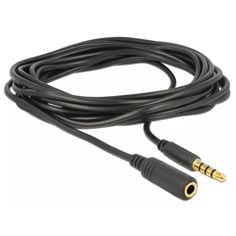 Cable de audio DeLOCK 84668 3 m 3,5 mm negro