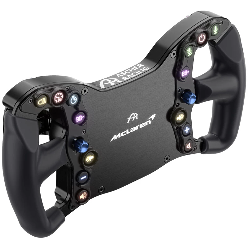 Ascher Racing McLaren Artura Sport-SC Butterfly Style Quick Release — volante de sim racing