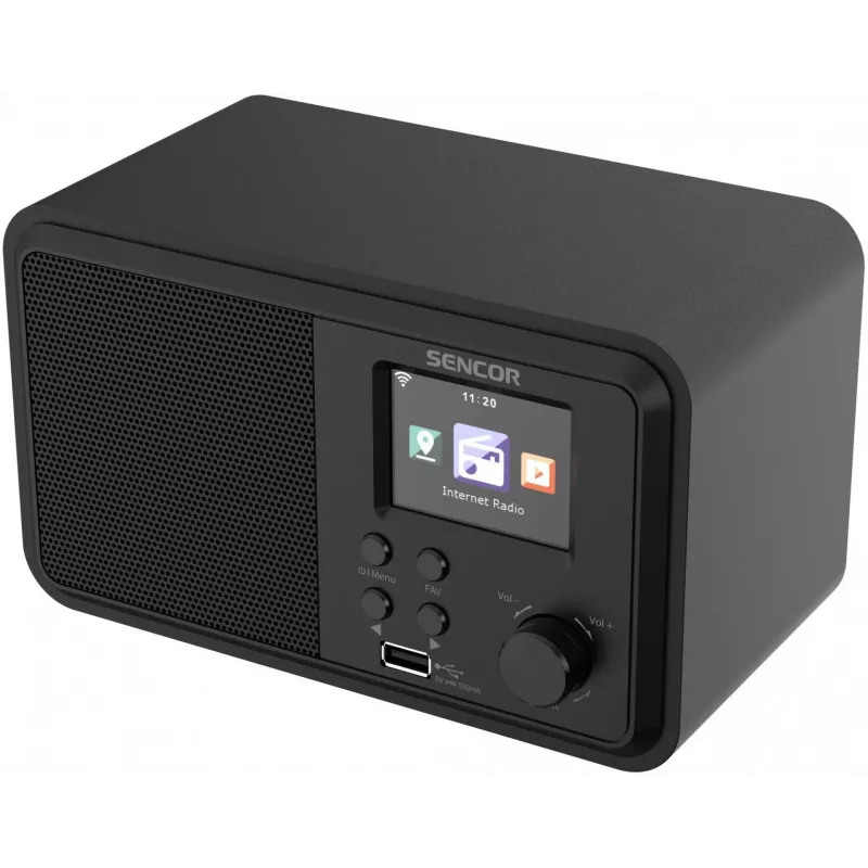 Radio de sobremesa SENCOR SIR 5100WDB — 4 W, Wi‑Fi, FM
