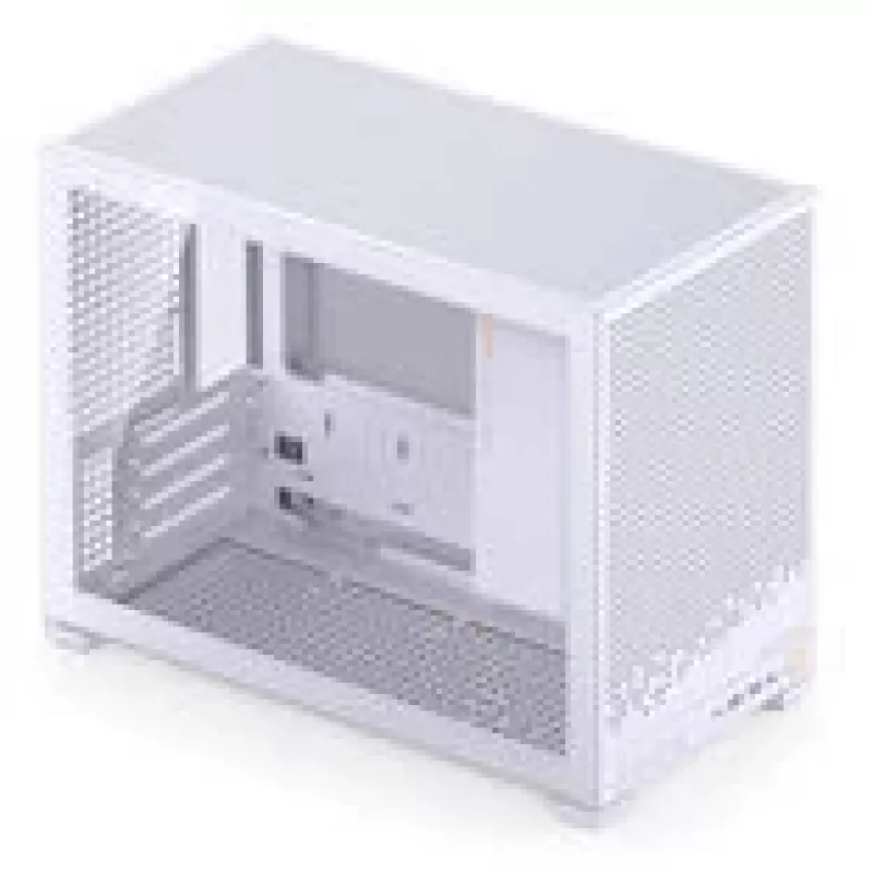 Caja de PC Jonsbo D32 PRO + refrigeración líquida completa TRYX PANORAMA SE, ARGB - 240mm, blanco