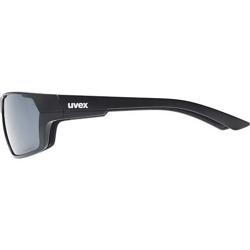 Gafas de sol polarizadas Uvex Sportstyle 233 P - negro mate/Litemirror plata