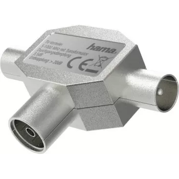 Divisor/mezclador de cable Hama 00205236 plateado