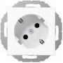 Jung Base SCHUKO blanco 16A 250V 45 grados A 520-45 KI WW (A520-45KIWW)