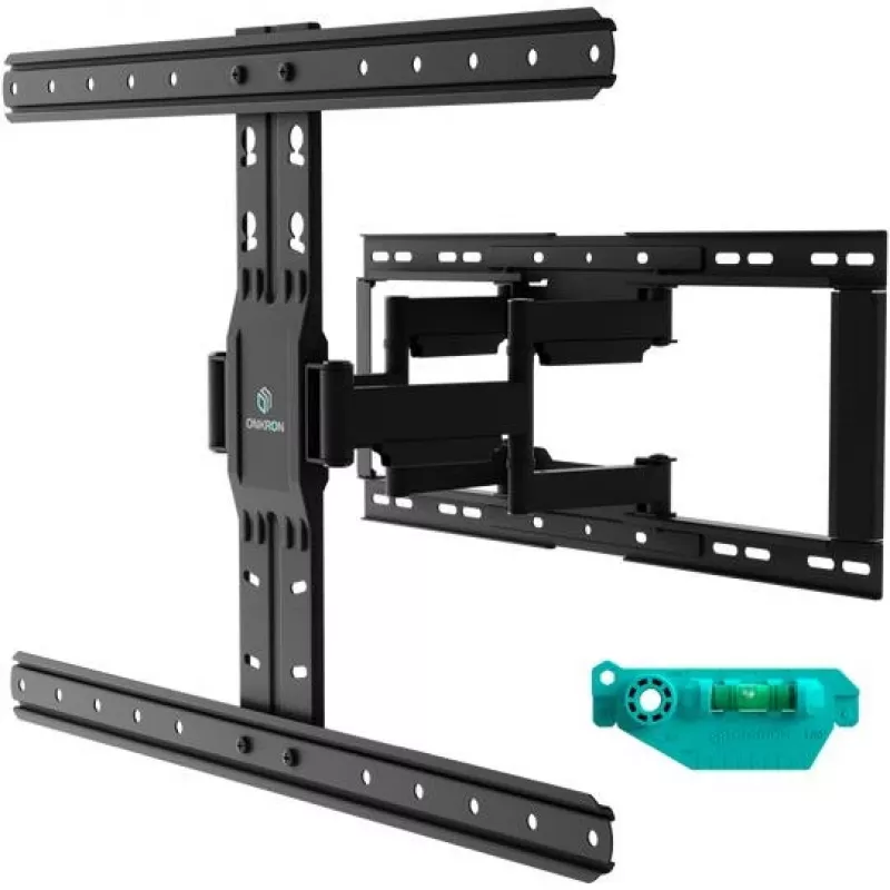 Soporte de suelo para TV ONKRON SM6-B para pantallas de 32 a 90 pulgadas, capacidad de carga 50 kg, VESA 200x200-600x400, inclinación -10-5°, giro 40°