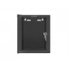 Lanberg WF10-2306-10B armario rack mural de 10" 6U, 280×310 mm, puerta de cristal, 20 kg, negro (RAL 9004)