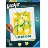 Ravensburger CreArt set de pintura – Limones (diseño 25515) para proyectos de pintura sobre lienzo