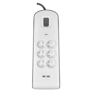 Protector de sobretensión Belkin BSV604ca2m blanco 6 tomas de corriente 2 m