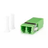 DIGITUS DN-96007-1APC-OF Acoplador de fibra óptica LC/APC dúplex, monomodo OS2, sin brida, verde
