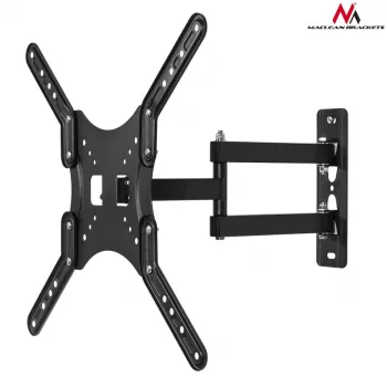 Soporte de pared para TV Maclean MC-759 para pantallas de 13–55 pulgadas, capacidad de carga 30 kg, VESA 75x75–400x400, inclinable y profundidad ajustable