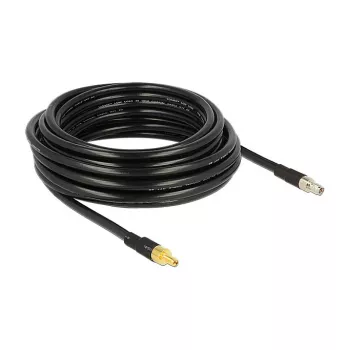 Cable coaxial DeLOCK 10 m SMA/SMA CFD400 LLC400 negro
