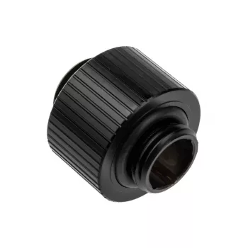 Racor EK Water Blocks negro rosca de 1/4 de pulgada 14 mm de altura