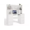 Conjunto escritorio KUBA + Extension Piece, blanco