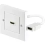 Wentronic Goobay Caja de pared HDMI™ - 1 x conector hembra HDMI™ A > 1 x conector hembra HDMI™ A (51722)