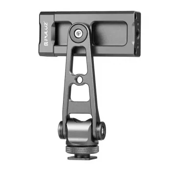 Soporte giratorio para móvil Puluz PU3207B, montura universal de 1/4 de pulgada, negro