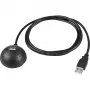 Cable USB Wentronic - USB Type-A, 4 pines (M) - USB Type-A, 4 pines (H) - 1,5 m - soporte magnético (68913)