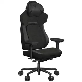 Silla gamer universal Thunder X3 CORE Loft — asiento y respaldo acolchados, altura 134–144 cm, anchura de asiento 55 cm, negra