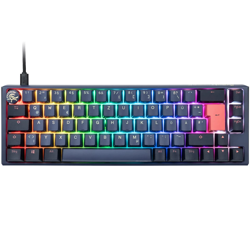 Teclado gaming Ducky One 3 SF USB QWERTZ alemán azul