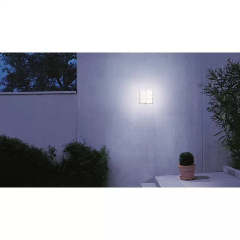 Lámpara de pared exterior Steinel L 691 S PMMA, LED 8,5 W, sensor PIR, 360°/7 m, antracita, aluminio/plástico