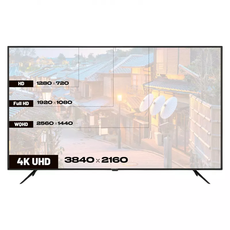 164,0cm/65 (3840x2160) JAPANNEXT JN-IPS650UHD60F 16:9 IPS 60Hz HDMI USB WLAN altavoces negro