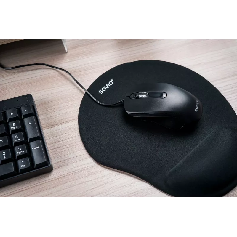 Savio KB-01 Teclado Home/Office USB QWERTY US Inglés Negro