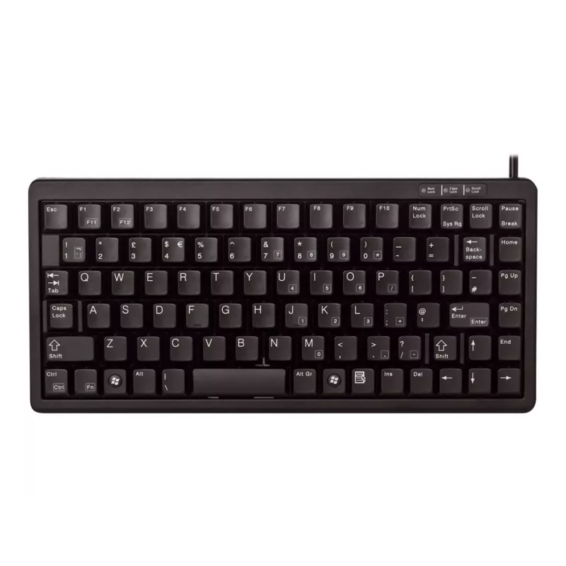 Teclado CHERRY G84-4100 universal USB QWERTY inglés de EE. UU. negro
