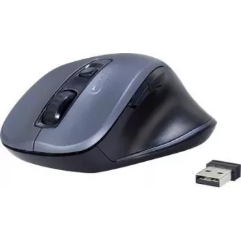 Ratón 3D inalámbrico Bluetooth® Renkforce óptico ergonómico gris (RF-4509684)