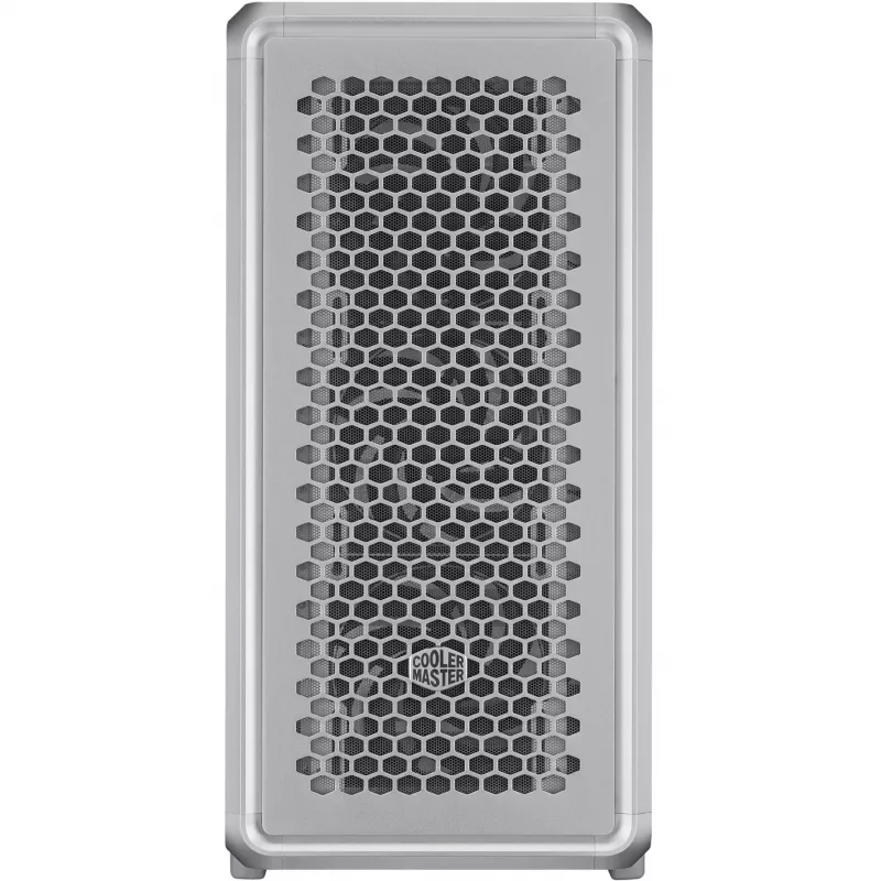 Caja de PC Cooler Master MasterFrame 600 Midi Tower Plata — ATX/Micro-ATX/ITX, cristal templado, compatible con 3x ventiladores frontales de 140 mm