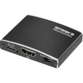 SpeaKa Professional Splitter HDMI 3840 x 2160 píxeles Negro (SP-13723876)