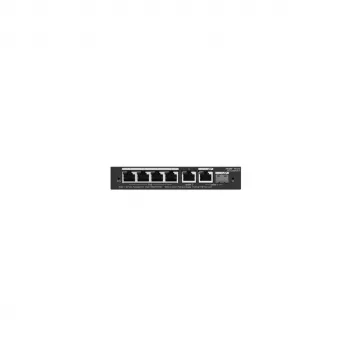 Switch PoE gestionado RUIJIE RG-ES206GS-P — L2, 6x Gigabit RJ-45, 1x SFP, 4 puertos PoE (presupuesto 54 W), 12 Gbit/s, gestionado en la nube