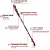 Tijera de podar EINHELL GP-LS 18/28 Li T BL-Solo — tijera de podar de bypass telescópica inalámbrica, 18 V, capacidad de corte 2,8 cm, mango de aluminio