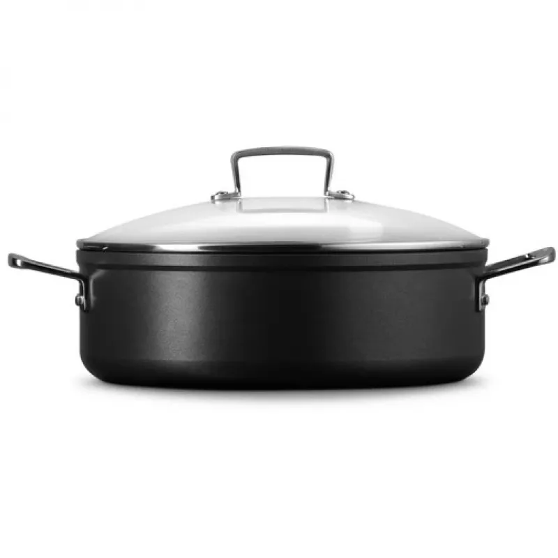Le Creuset Sauteuse antiadherente reforzada con tapa de cristal 28 cm