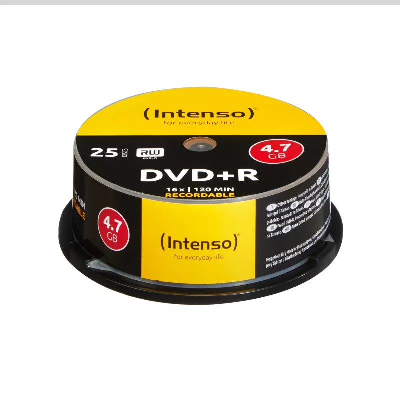 DVD+R Intenso 4,7 GB 16x 25 uds.