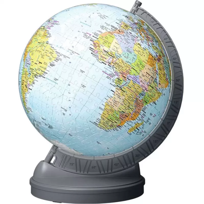 Puzzle 3D Ravensburger globo terráqueo con luz