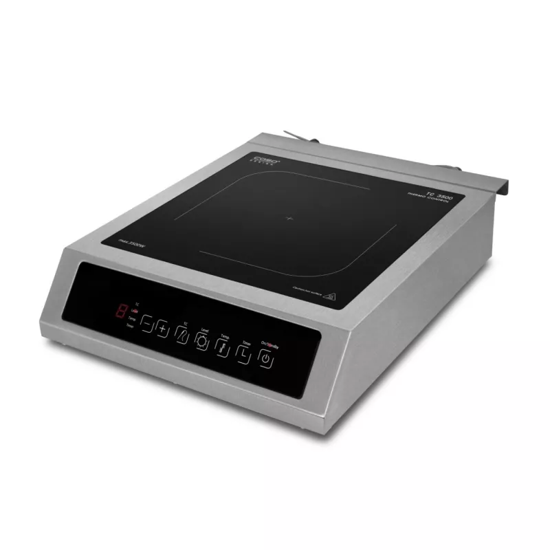 Caso | Placa de cocina Thermo Control | TC 3500 | Número de zonas de cocción 1 | Control táctil | Negro/acero inoxidable | Inducción