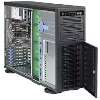 Caja de ordenador Supermicro CSE-743TQ-903B-SQ Full Tower Negro