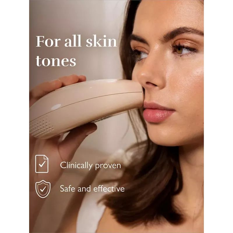 Depiladora Silk'n IPL Infinity Fast depiladora 600k destellos, sensor de tono de piel, beige