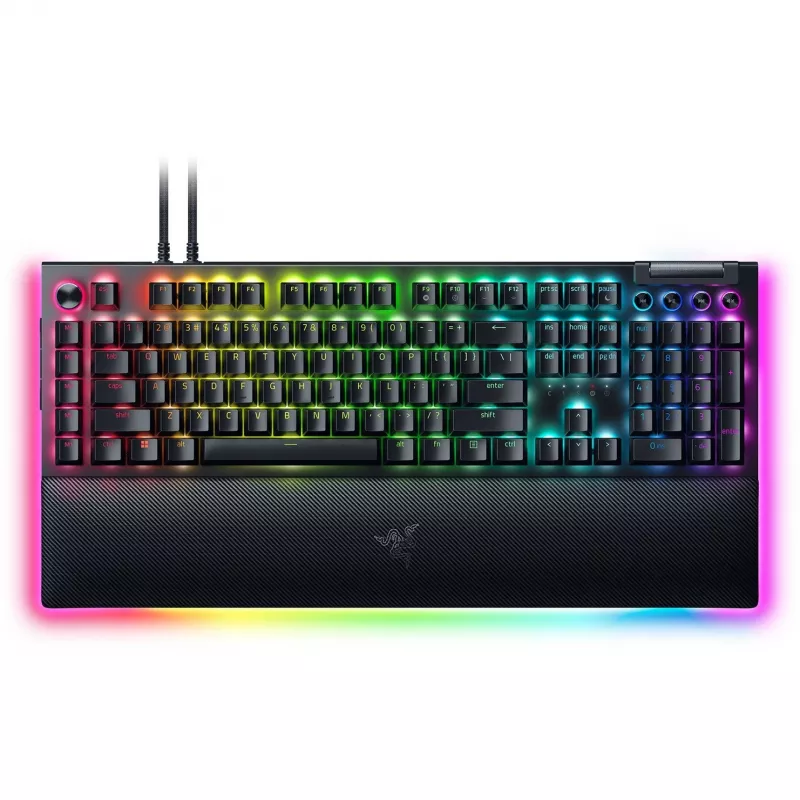 Teclado Gaming Razer BlackWidow V4 Pro USB QWERTZ alemán negro mecánico RGB