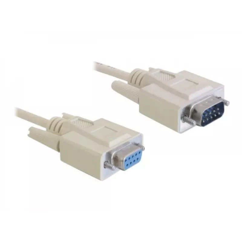 Cable serie DeLOCK Sub-D9 84016 5 m beige