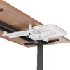 Soporte de teclado MACLEAN MC-156 W — bandeja regulable bajo mesa, carga máx. 5 kg