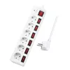 Regleta de alimentación LogiLink LPS250 1,5 m 6 tomas AC interior blanco