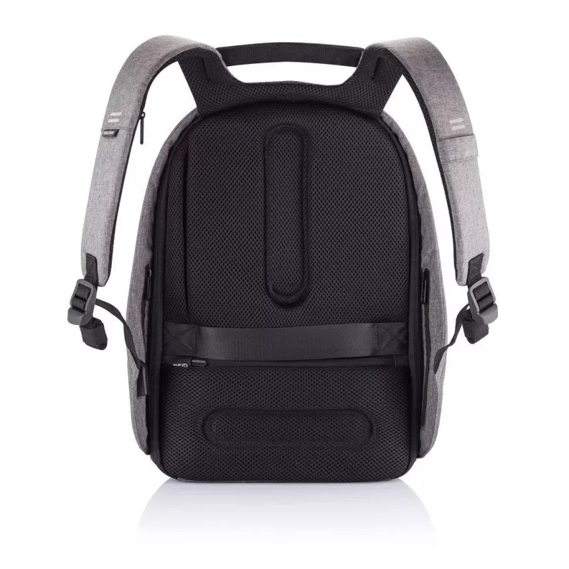 XD Design Bobby Hero Regular P705.292 mochila antirrobo, portátil de 15,6 pulgadas, tablet de 12,9 pulgadas, 16 l, puerto de carga USB, bolsillo RFID, gris
