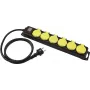 Regleta de enchufes EUROLITE 30240158 – 6 tomas IP44 protegida contra salpicaduras, cable de 10 m