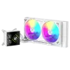 Refrigeración líquida para CPU Gamemax | GLACIER 240 LCD WH | Intel, AMD