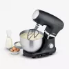 Robot de cocina Severin KM 3898 1000 W 5,5 L negro acero cepillado plata
