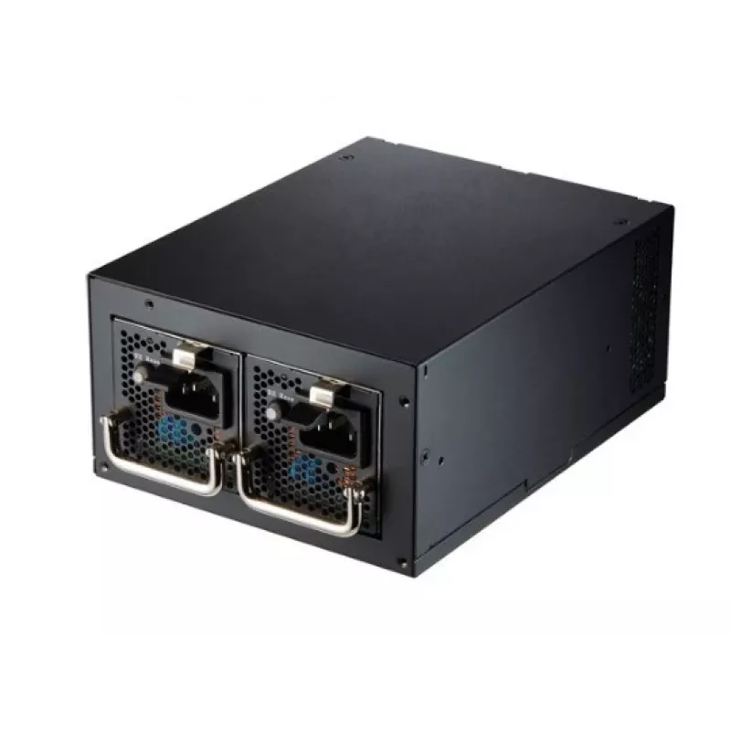 FSP Twins PRO 700W fuente de alimentación PS2 ATX redundante ATX negra, 700 W, 100 - 240 V, 50 - 60 Hz, 10-5 A, activa, 130 W