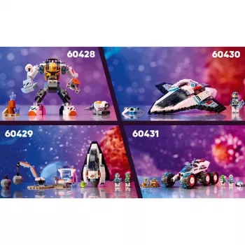 LEGO City juguete de construcción nave espacial 60430 — 240 piezas, 1 minifigura, a partir de 6 años, 170×220×40 mm