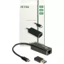 Adaptador Ethernet Inter-Tech IT-732 2500 Mbit/s USB Type-C Cableado